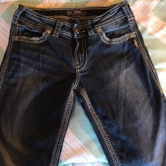 Silver Suki surplus Capri size 27 - Picture 4 of 5